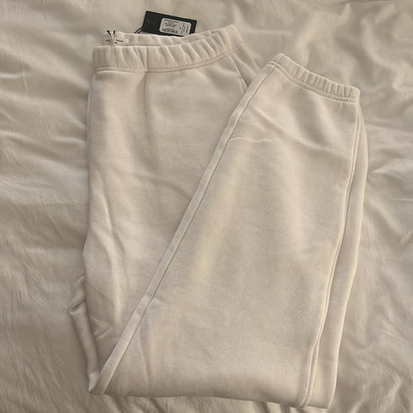 Rag & Bone Vintage Terry Sweatpants White Mediumm - Picture 8 of 8